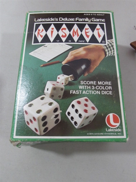 DOMINOES, CRIBBAGE BOARDS, POKER CHIPS & MORE