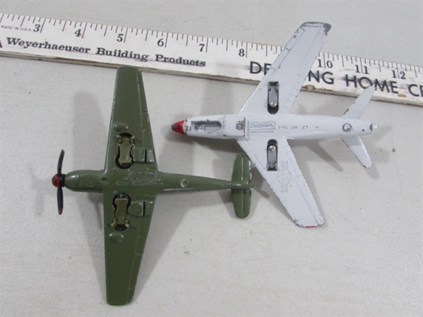 VINTAGE DIE CAST FERRARI & MERCEDES & AMC MODEL & DIECAST PLANES
