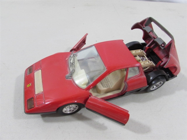 VINTAGE DIE CAST FERRARI & MERCEDES & AMC MODEL & DIECAST PLANES
