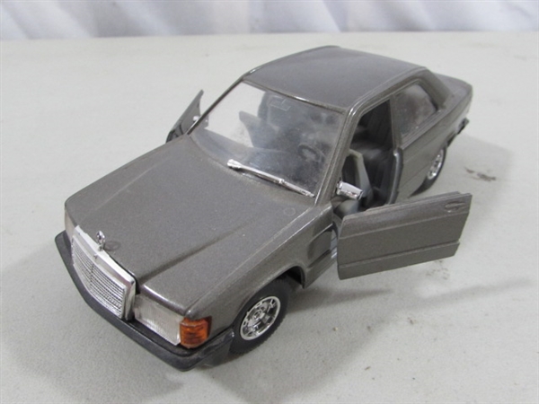 VINTAGE DIE CAST FERRARI & MERCEDES & AMC MODEL & DIECAST PLANES