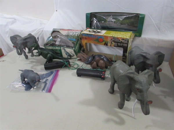 VINTAGE REMOTE CONTROL DINOSAURS & MORE