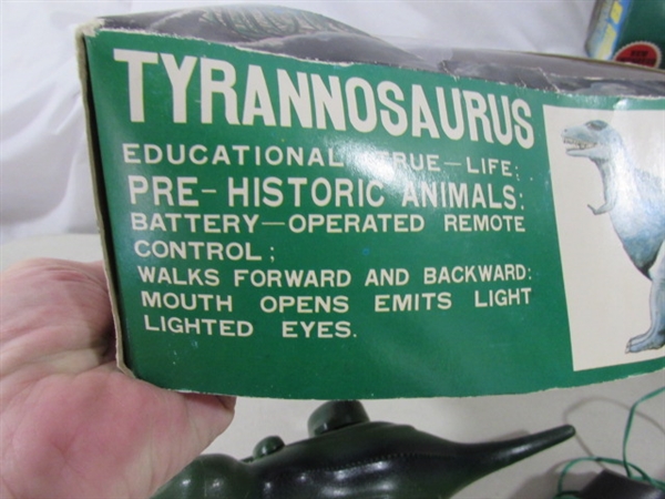 VINTAGE REMOTE CONTROL DINOSAURS & MORE