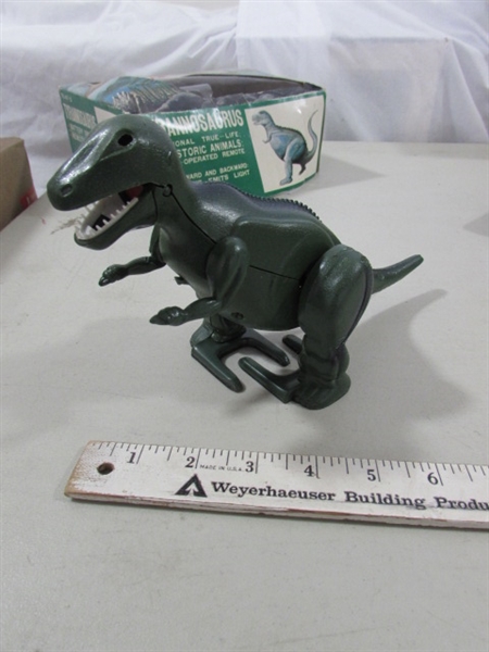VINTAGE REMOTE CONTROL DINOSAURS & MORE