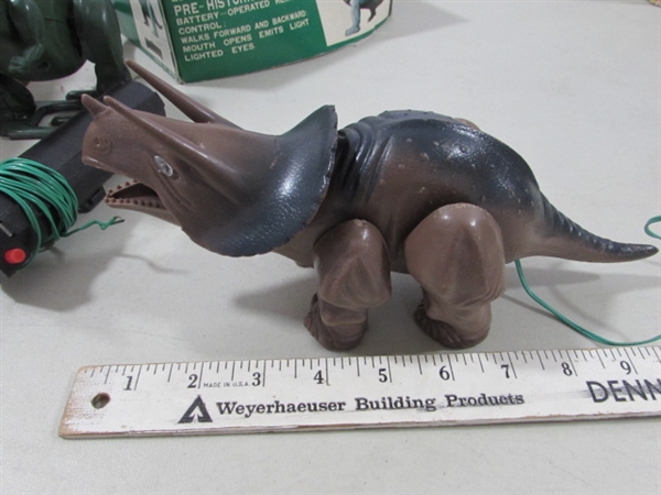 VINTAGE REMOTE CONTROL DINOSAURS & MORE