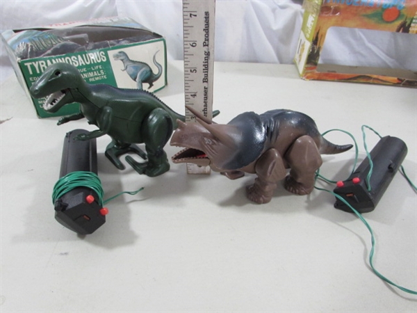 VINTAGE REMOTE CONTROL DINOSAURS & MORE