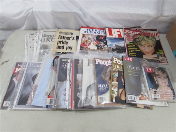 PRINCESS DIANA PUBLICATIONS & NEWS ARTICLES