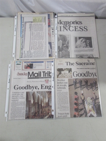 PRINCESS DIANA PUBLICATIONS & NEWS ARTICLES