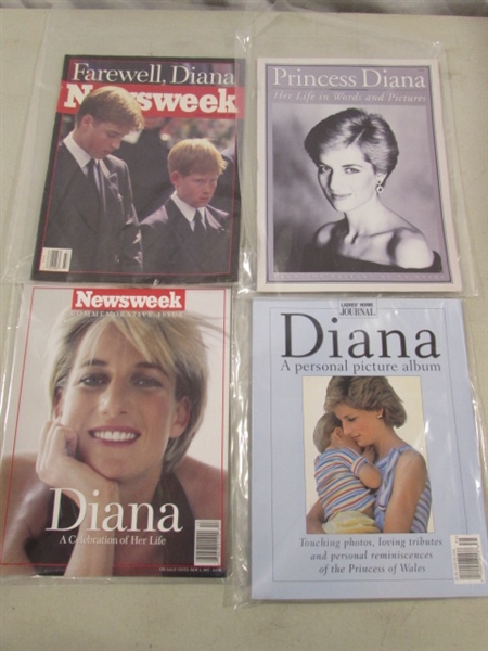 PRINCESS DIANA PUBLICATIONS & NEWS ARTICLES