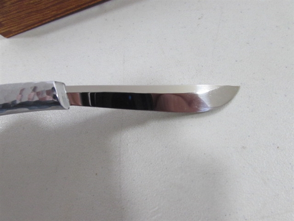 6 KATANA STEAK KNIVES IN CASE - NEW