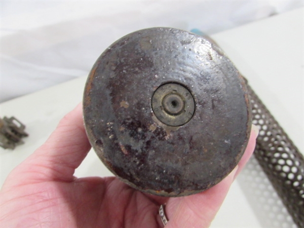 WWII RECOILLESS RIFLE CASINGS & MORTAR