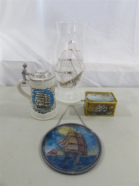 SAILING SHIP DECOR OLD IRONSIDES