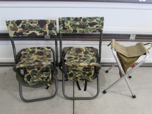 FOLDING HUNTING STOOLS