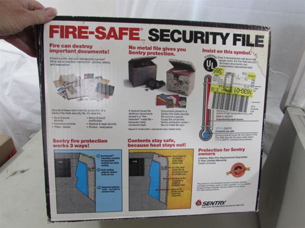 SENTRY FIRE SAFE - #1170 LETTER FILE SIZE - W/KEYS