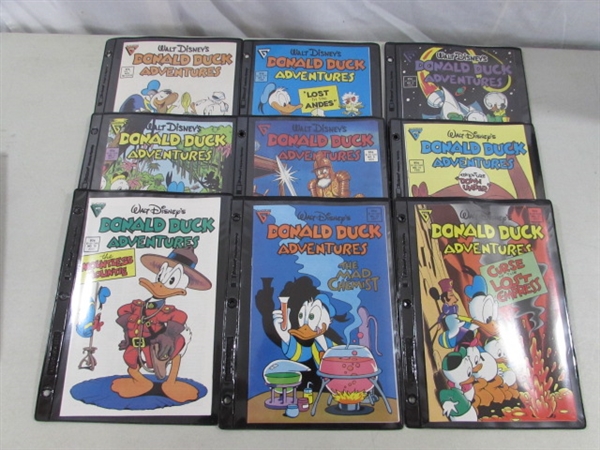 VINTAGE DONALD DUCK ADVENTURES GLADSTONE COMICS #1-34 W/STORAGE BINDER