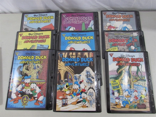VINTAGE DONALD DUCK ADVENTURES GLADSTONE COMICS #1-34 W/STORAGE BINDER