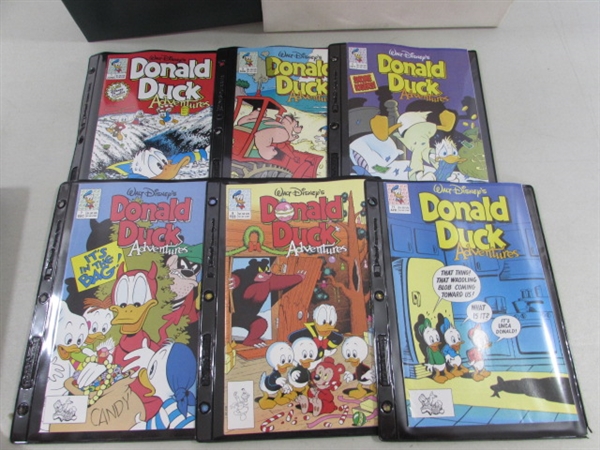 VINTAGE DONALD DUCK ADVENTURES COMICS #1-38 W/STORAGE BINDER