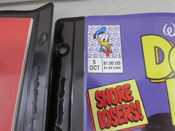 VINTAGE DONALD DUCK ADVENTURES COMICS #1-38 W/STORAGE BINDER