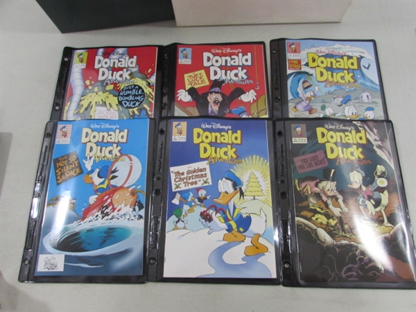 VINTAGE DONALD DUCK ADVENTURES COMICS #1-38 W/STORAGE BINDER