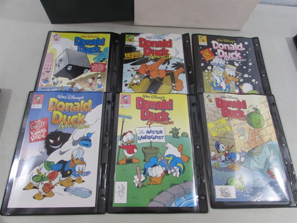 VINTAGE DONALD DUCK ADVENTURES COMICS #1-38 W/STORAGE BINDER