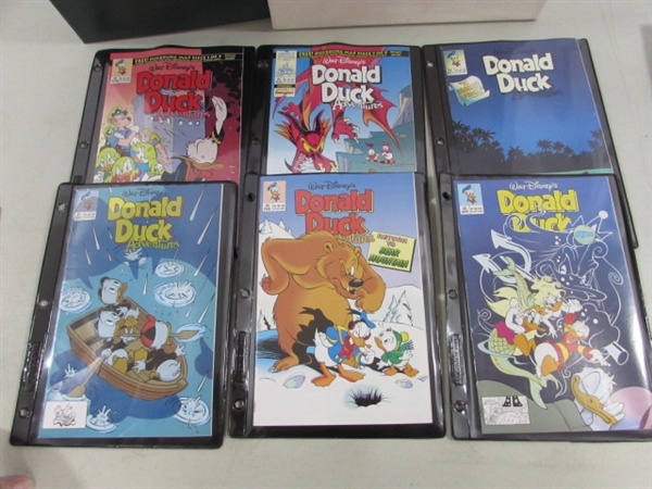 VINTAGE DONALD DUCK ADVENTURES COMICS #1-38 W/STORAGE BINDER