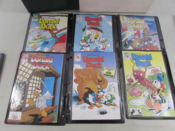 VINTAGE DONALD DUCK ADVENTURES COMICS #1-38 W/STORAGE BINDER