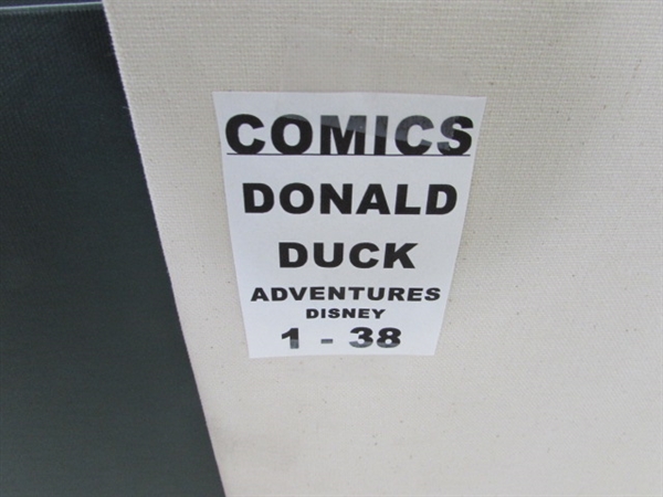 VINTAGE DONALD DUCK ADVENTURES COMICS #1-38 W/STORAGE BINDER
