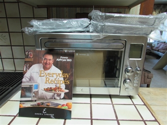 NEW EMERIL LAGASSE AIR FRYER W/ROTISSERIE