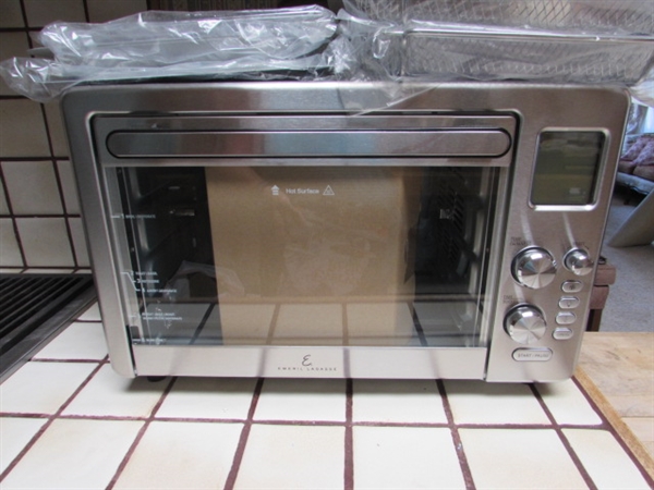 NEW EMERIL LAGASSE AIR FRYER W/ROTISSERIE