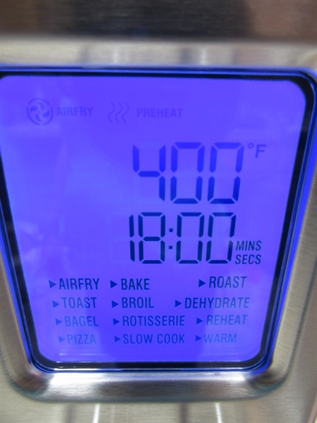 NEW EMERIL LAGASSE AIR FRYER W/ROTISSERIE