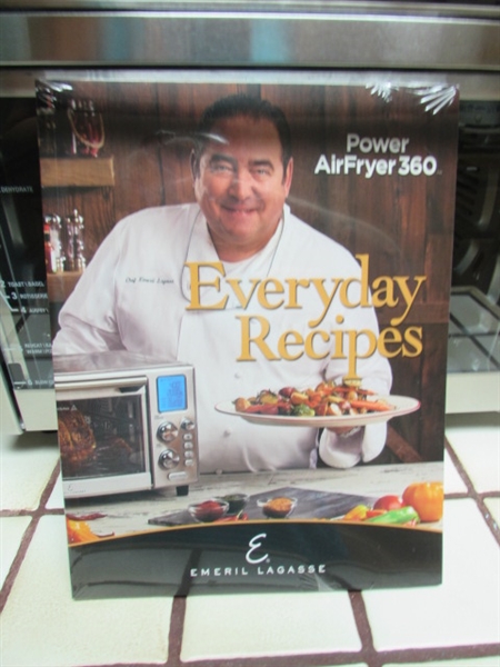 NEW EMERIL LAGASSE AIR FRYER W/ROTISSERIE