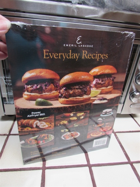 NEW EMERIL LAGASSE AIR FRYER W/ROTISSERIE