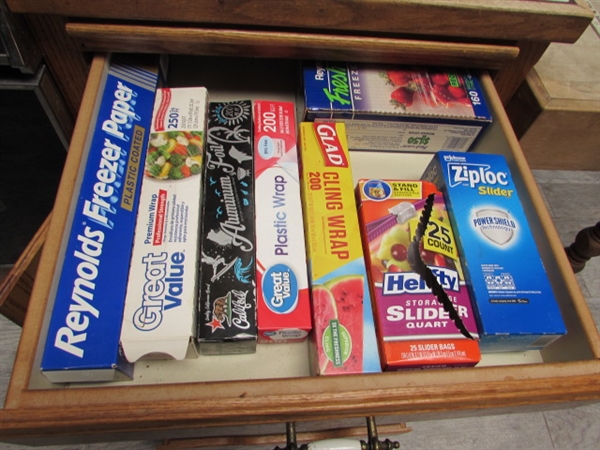 NEW COOKIE SHEETS, COOLING RACKS & OPEN KITCHEN PLASTIC WRAP, MIXING BOWLS & MORE