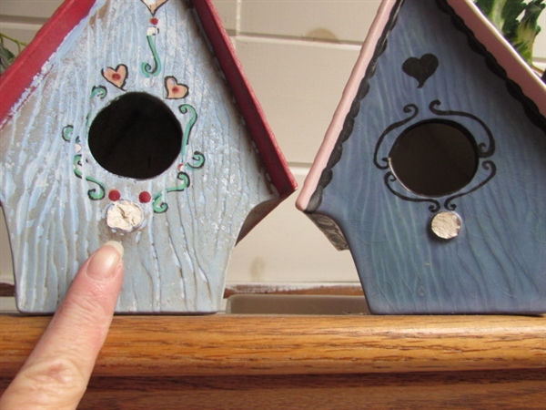 BIRD HOUSES & FOLIAGE