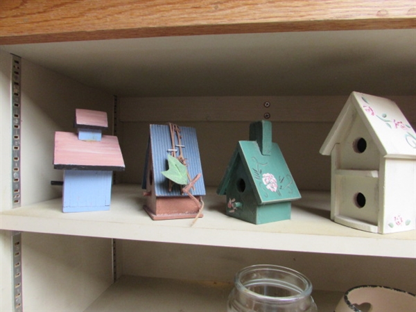 BIRD HOUSES & FOLIAGE