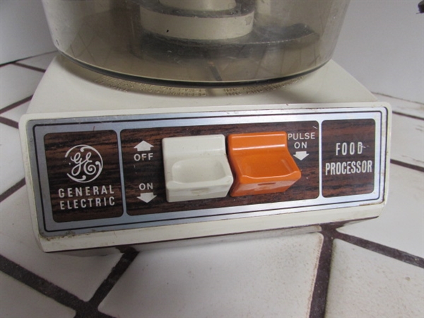 HAMILTON BEACH BLENDER AND GE FOOD PROCESSOR