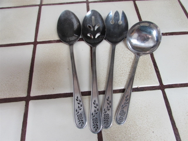 ASSORTED STAINLESS STEEL FLATWARE