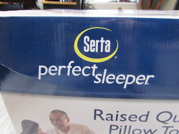 NEW UNOPENED-SERTA PERFECT SLEEPER QUEEN PILLOW TOP AIR MATTRESS