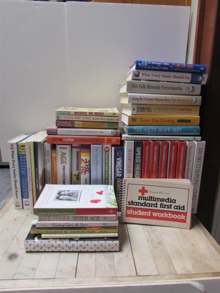 BOOK COLLECTION - HEAL YOURSELF, DECLUTTER, SIMPLE GUIDES FOR SENIORS AND MORE