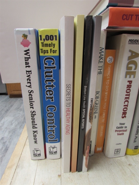 BOOK COLLECTION - HEAL YOURSELF, DECLUTTER, SIMPLE GUIDES FOR SENIORS AND MORE