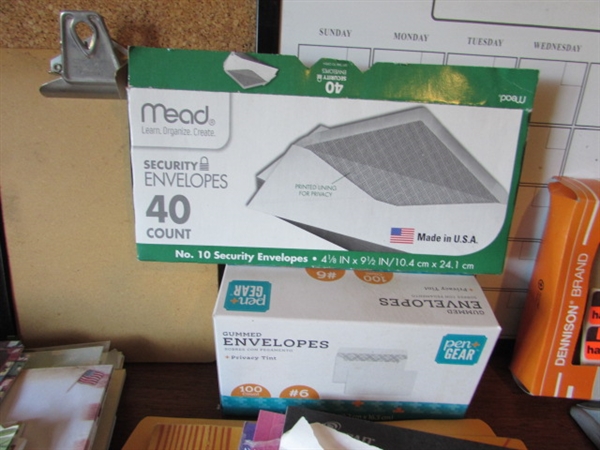 OFFICE SUPPLIES, CORK & DRY ERASE BOARDS