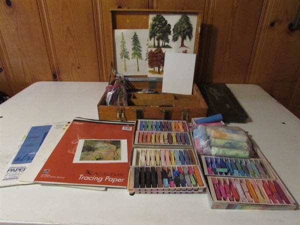 ART SUPPLIES, PASTELS & MORE