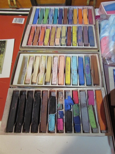 ART SUPPLIES, PASTELS & MORE