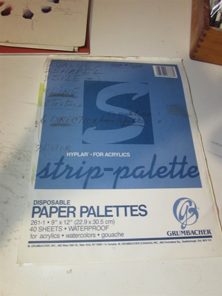 ART SUPPLIES, PASTELS & MORE