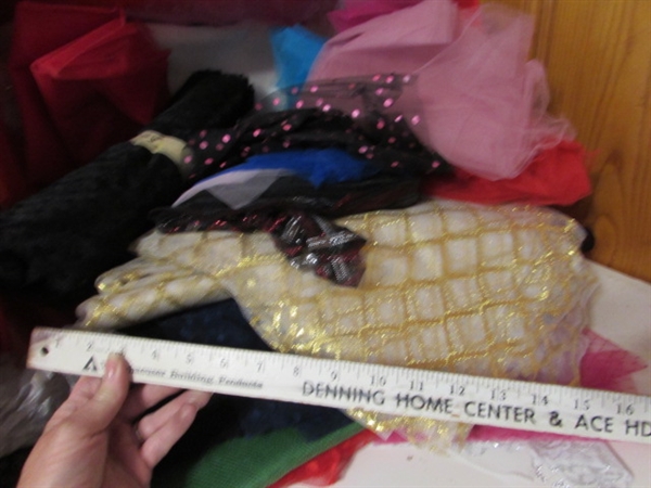 2 LARGE TUBS OF CRAFT LACE
