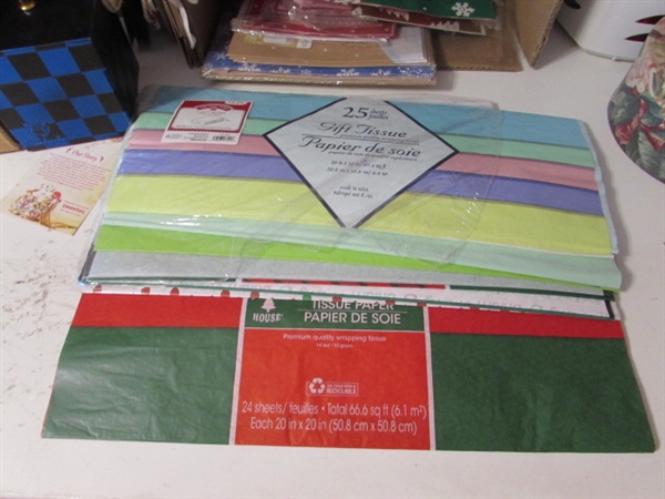 WRAPPING PAPER, RIBBON & GIFT BAGS