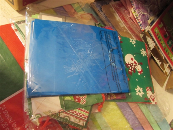 WRAPPING PAPER, RIBBON & GIFT BAGS