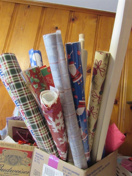 WRAPPING PAPER, RIBBON & GIFT BAGS