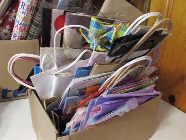 WRAPPING PAPER, RIBBON & GIFT BAGS