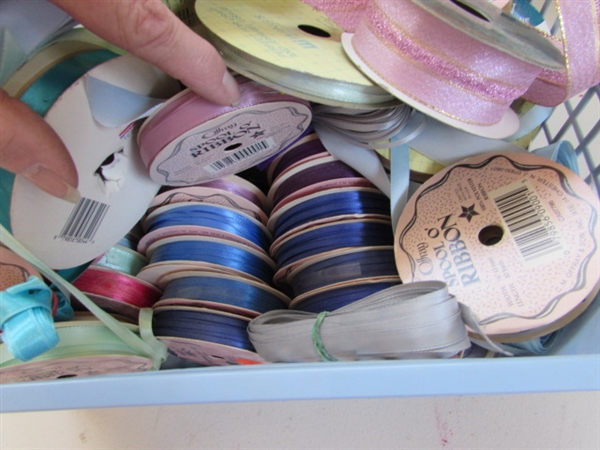 LARGE TUB OF CRAFT SUPPLIES