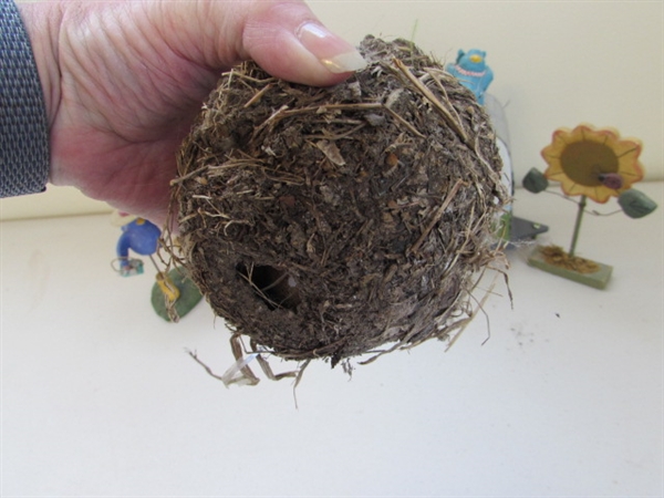 FELTED BIRDHOUSE & CAMPER, WOODEN BIRDS AND MORE
